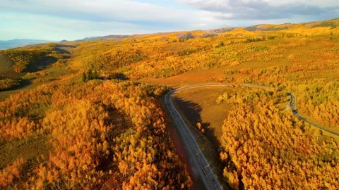 Autumn landscape in Utah Stock Footage 171293732