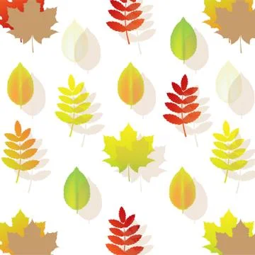 Autumn leaf background Stock Illustration