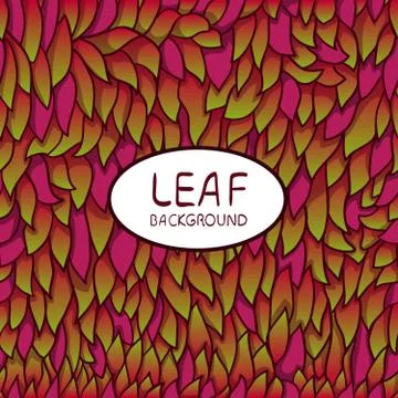Autumn leaf background Stock Illustration