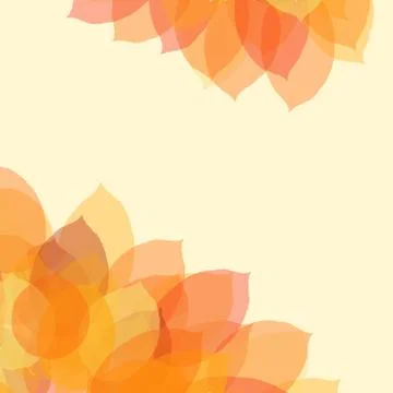 Autumn leaf background with space for text, vector illustration 스톡 일러스트