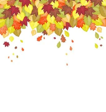 Autumn leaf in colors Stock Illustration