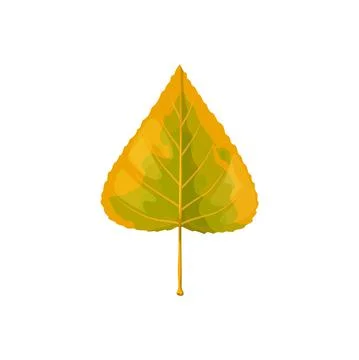 Autumn leaf fall, tree and forest foliage icon Stock Illustration