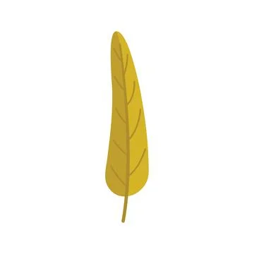 Autumn leaf icon flat vector. Fall maple 스톡 일러스트