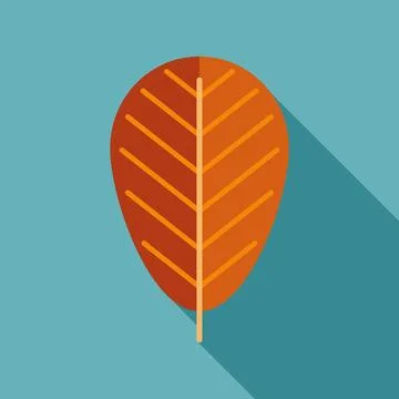 Autumn leaf icon representing fall season changes Stock Illustration
