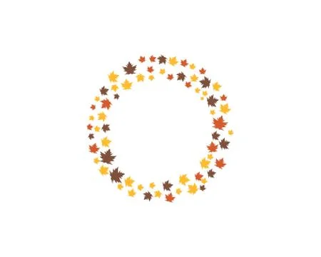 Autumn leaf logo vector icons Stock Illustration