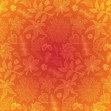 Autumn leaf maple. Stock Illustration