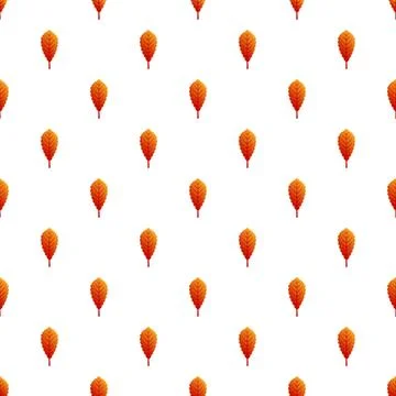 Autumn leaf pattern creating seamless fall background イラスト素材