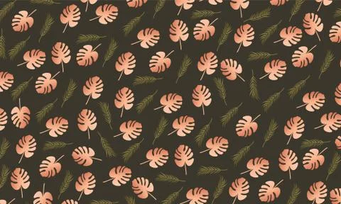 Autumn Leaf Pattern Stock Illustration