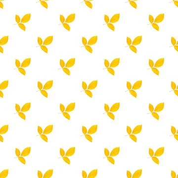 Autumn leaf pattern seamless Stock Illustration