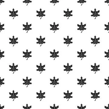 Autumn leaf pattern seamless Stock Illustration