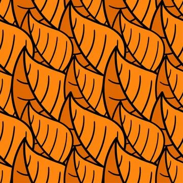 Autumn leaf seamless pattern textile print. repeat pattern background desi... Foto stock