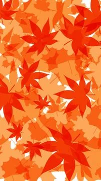Autumn leaves backdrop, texture 库存插图