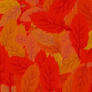 Autumn Leaves Background 스톡 일러스트