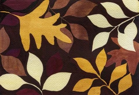 Autumn leaves background Stock Illustration