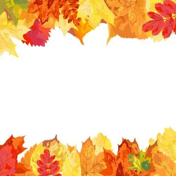 Autumn Leaves Background Illustrazione stock
