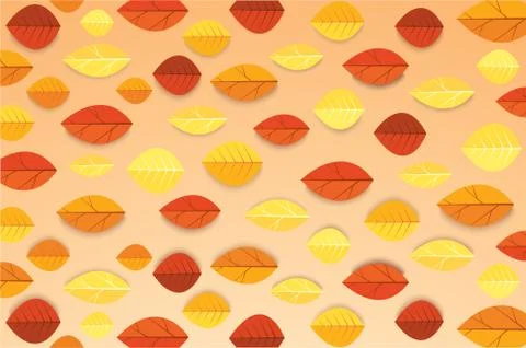 Autumn leaves background vector Stock-Illustration