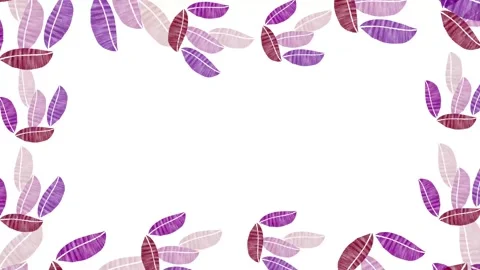Autumn Leaves Border Frame Stock Footage 326884070