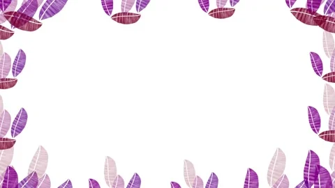 Autumn Leaves Border Frame Stock Footage 326884089