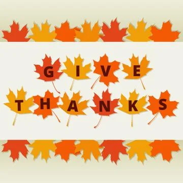 Autumn leaves border Stock Illustration
