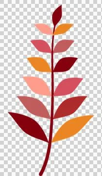 Autumn leaves elements イラスト素材