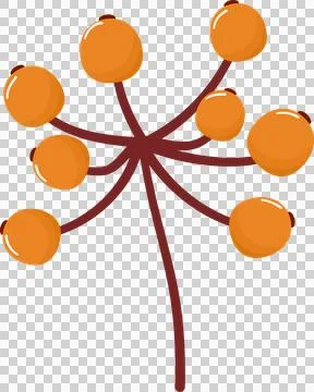 Autumn leaves elements Stock Illustration