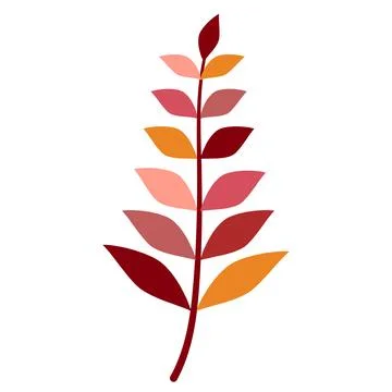 Autumn leaves elements イラスト素材