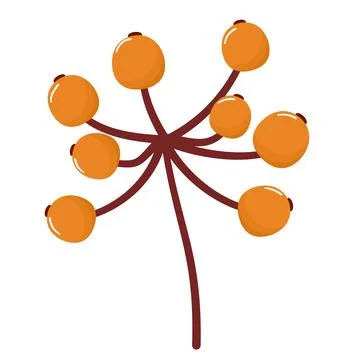 Autumn leaves elements Stock Illustration