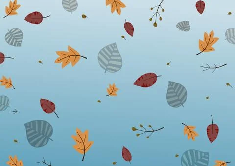 Autumn leaves Stock Illustration