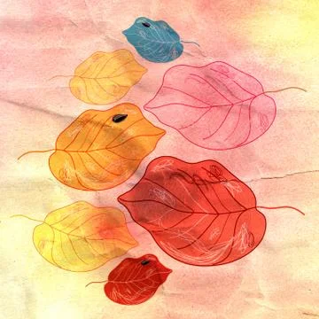 Autumn leaves Stock Illustration