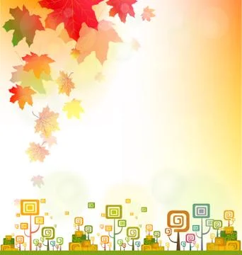 Autumn Leaves Stock Illustration
