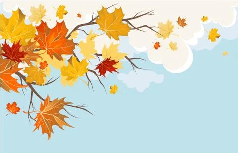Autumn leaves Stock Illustration