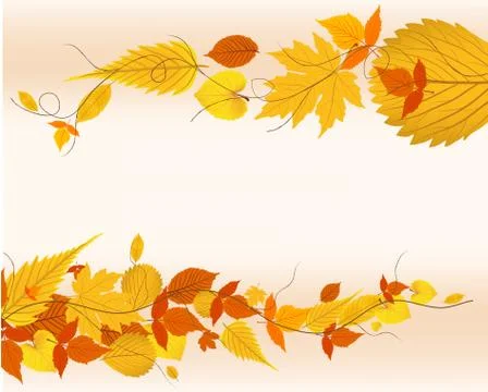 Autumn leaves Illustrazione stock