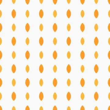 Autumn leaves orange pattern. Vector illustration Stock Illustration