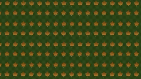 Autumn Leaves Pattern Oak Moving on Screen Stock Footage 183456696