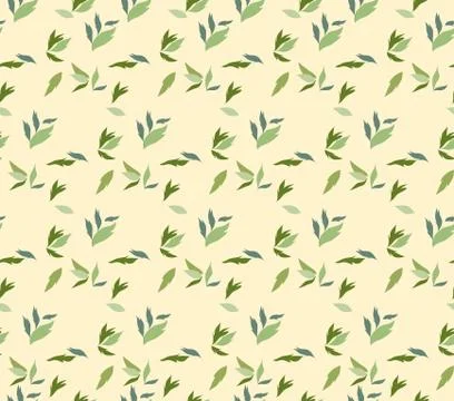 Autumn leaves seamless pattern 2 Stock Illustration