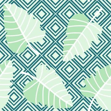 Autumn leaves seamless pattern for wrapping paper and fabric and linens 스톡 일러스트