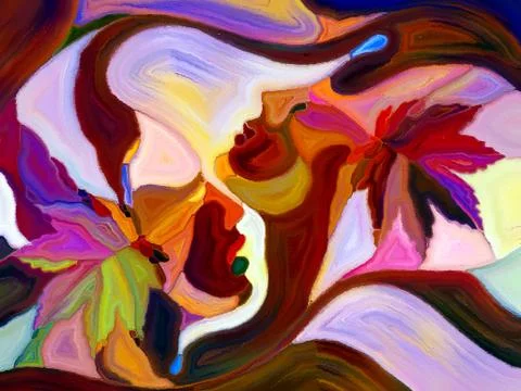 Autumn Love Illustrazione stock
