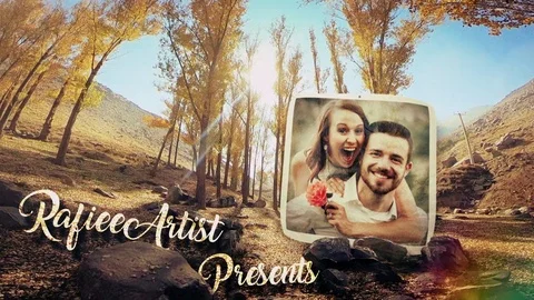 Autumn Love Story Slideshow Stock After Effects
