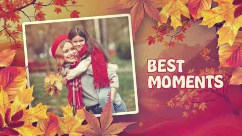 Autumn Lovely Photo Slideshow Stock After Effects