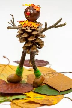 Autumn man Stock Photos