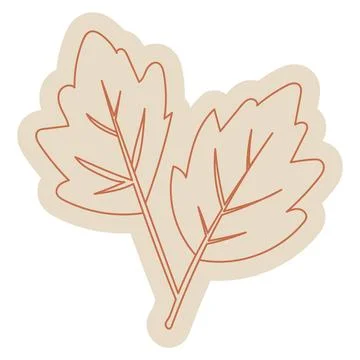 Autumn Maple Leaf Illustration Stock Illustration