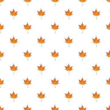Autumn maple leaf pattern seamless 스톡 일러스트