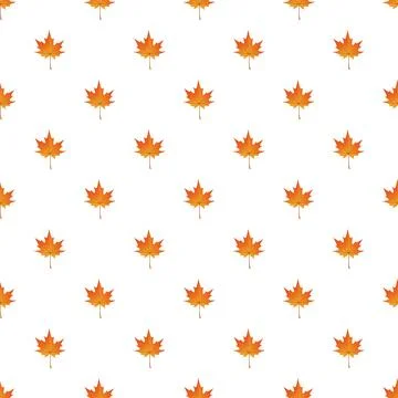 Autumn maple leaf pattern seamless イラスト素材