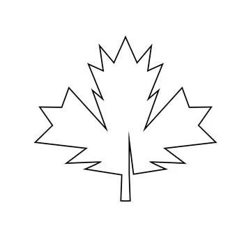 Autumn Maple leaf vector illustration design template Stock Illustration