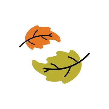 Autumn Maple leaf vector illustration design template イラスト素材