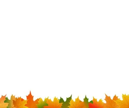 Autumn maple leaf on a white background 库存插图