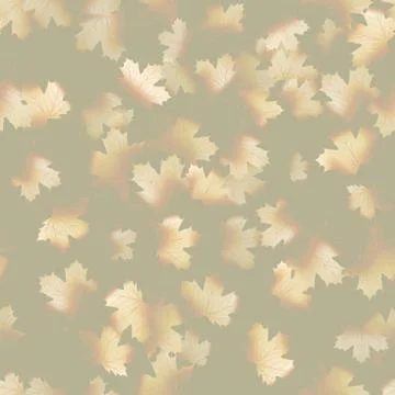 Autumn maple leaves pattern background. EPS 10 Illustrazione stock