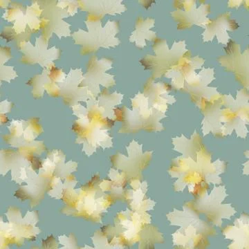 Autumn maple leaves pattern background. EPS 10 스톡 일러스트