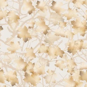 Autumn maple leaves pattern background. EPS 10 Illustrazione stock