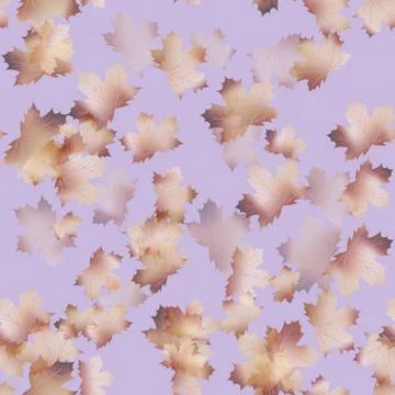 Autumn maple leaves pattern background. EPS 10 Stock Illustration